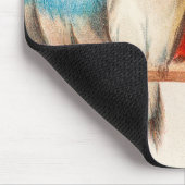 Vögel Sitzen Hübsch und ruhig Mousepad (Ecke)