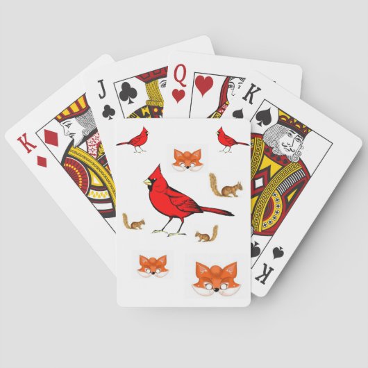 Vogel Spielkarten Deck (Rückseite)