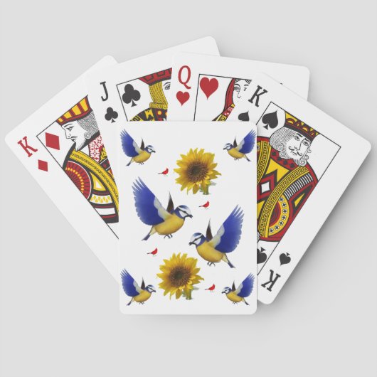Vogel Spielkarten Deck (Rückseite)
