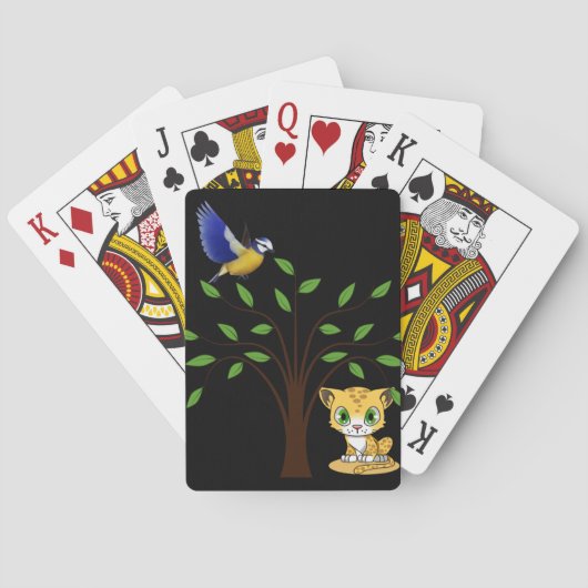 Vogel Spielkarten Deck (Rückseite)