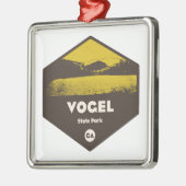 Vogel Staat Park Georgia Ornament Aus Metall (Links)