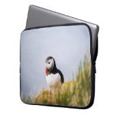 VOGEL STEHT AUF GRAS LAPTOPSCHUTZHÜLLE (Vorderseite Links)