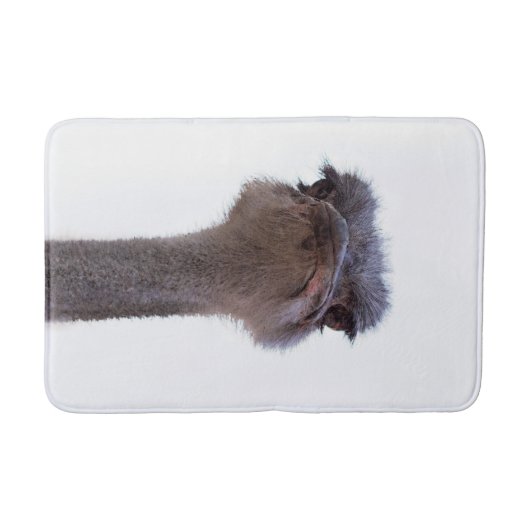 Vogel Strauß Badematte (Vorderseite)