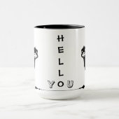 Vogel-Strauß-Fun-Tasse Peekaboo Tasse (Zentrum)