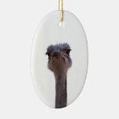 Vogel Strauß Keramik Ornament (Rechts)