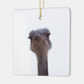 Vogel Strauß Keramikornament (Links)