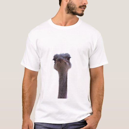 Vogel Strauß T-Shirt (Vorderseite)