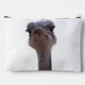 Vogel Strauß Zubehörtasche (Rückseite)