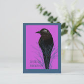 Vogel -- Südlicher Tannenhäher Postkarte (Stehend Vorderseite)
