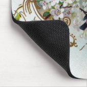 Vogel-Szene Mousepad (Ecke)