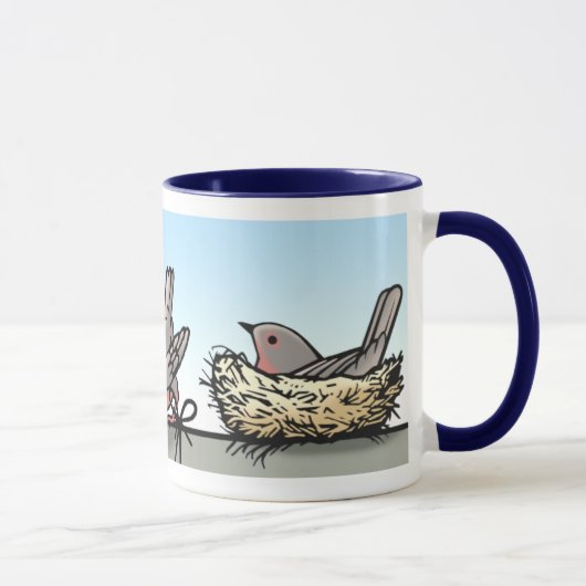Vögel Tasse (Rechts)