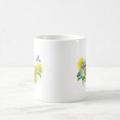 Vogel-Tasse - blaues Jay Kaffeetasse (Mittel)