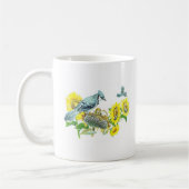 Vogel-Tasse - blaues Jay Kaffeetasse (Links)