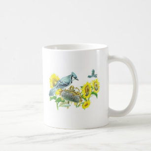 Vogel-Tasse - blaues Jay Kaffeetasse