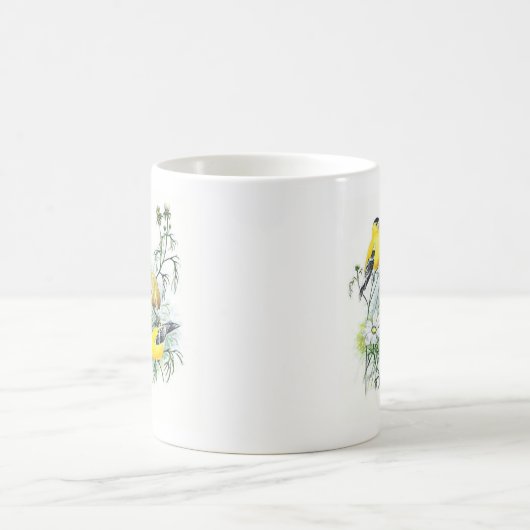 Vogel-Tasse - Goldfinch Kaffeetasse (Mittel)