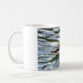 Vogel-Tasse - Mandarinen-Ente Kaffeetasse (Links)