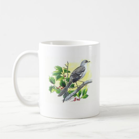 Vogel-Tasse - Spottdrossel Kaffeetasse (Links)
