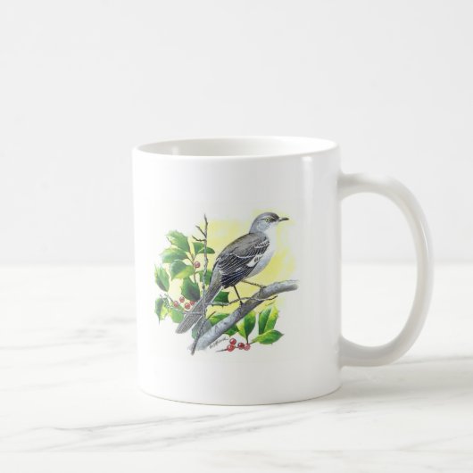 Vogel-Tasse - Spottdrossel Kaffeetasse (Rechts)