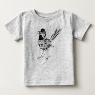 Vogel-Tätowierung Baby T-shirt