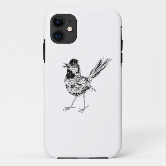 Vogel-Tätowierung Case-Mate iPhone Hülle (Rückseite)
