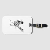 Vogel-Tätowierung Gepäckanhänger (Vorderseite (Horizontal))