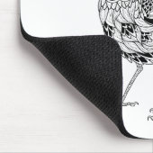 Vogel-Tätowierung Mousepad (Ecke)