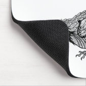 Vogel-Tätowierung Mousepad (Ecke)