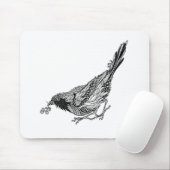 Vogel-Tätowierung Mousepad (Mit Mouse)