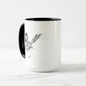 Vogel-Tätowierung Tasse (Vorderseite Links)