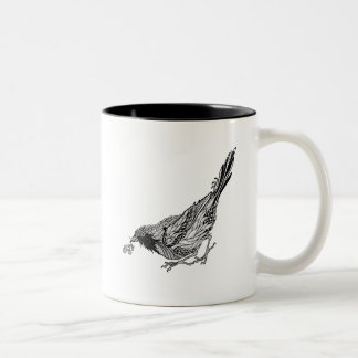 Vogel-Tätowierung Zweifarbige Tasse
