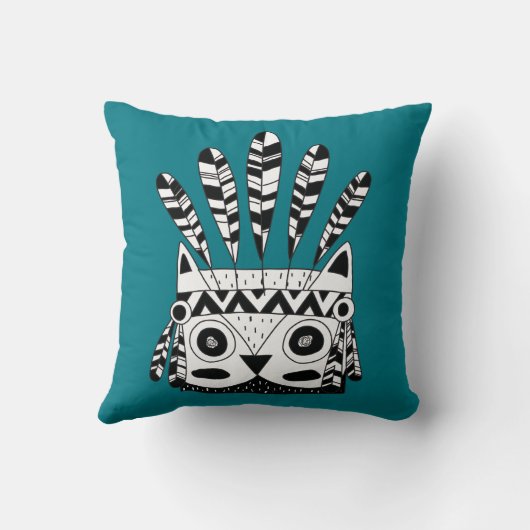 Vögel Tiere Schwarz-weiße Stammpilze Kissen (Rückseite)