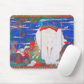 Vögel, Tiere und blühende Pflanze(rechts)Jakuchu Mousepad (Mit Mouse)