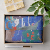 Vögel, Tiere und blühende Pflanze(rechts)Jakuchu Seidenpapier (Geschenk)