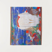 Vögel, Tiere und blühende Pflanze(rechts)Jakuchu Wandteppich (Vorderseite)