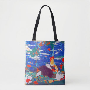 Vögel, Tiere und Blütenpflanzen(Links) Jakuchū Tasche