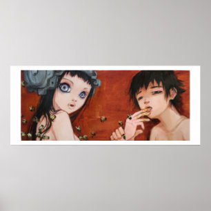 Vögel u. Bienen-Plakate Poster