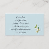 Vogel-u. Blüten-AllzweckVisitenkarte Visitenkarte (Rückseite)