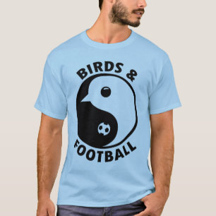 Vögel u. Fußball T-Shirt