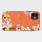 Vogel-u. Kirschblüte BlumeniPhone 5 Case-Mate iPhone Hülle (Rückseite (Horizontal))