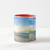 Vögel über dem Strand Tasse (Zentrum)