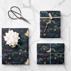Vögel über den Bäumen Geschenkpapier Set