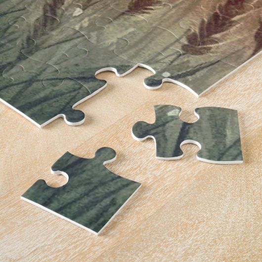 Vögel über einem Maisfeld Puzzle (Seite)