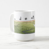 Vogel über Landschaft Kaffeetasse (Vorderseite Links)
