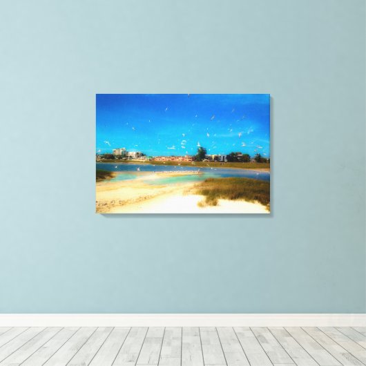 Vögel überall leinwanddruck (Insitu (Holzboden))