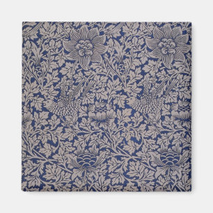 Vogel und Anemone von William Morris Vintage-Muste Magnet