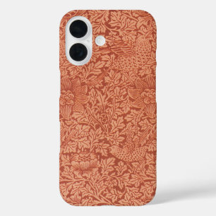 Vogel und Anemone von William Morris, Vintage Natu iPhone 16 Hülle