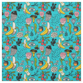 Vögel und Augen Stoff (Muster)