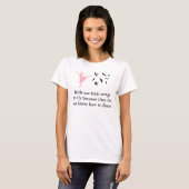 Vogel- und Ballerina-T - Shirt (Vorne ganz)