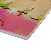 Vögel und Beeren Schneidebrett (Ecke)