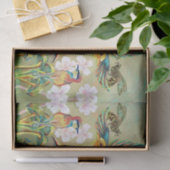 Vögel und Bienen bemalen Papiertaschentuch Seidenpapier (Geschenk)